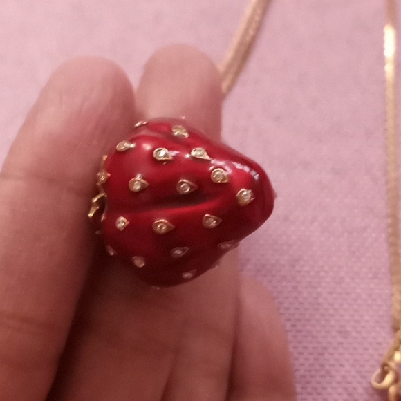 Juicy Couture Strawberry Necklace - Picture 9 of 9